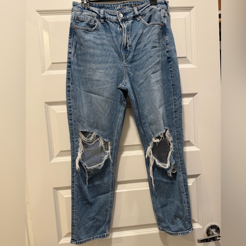 Distressed Blue Women's Jeans